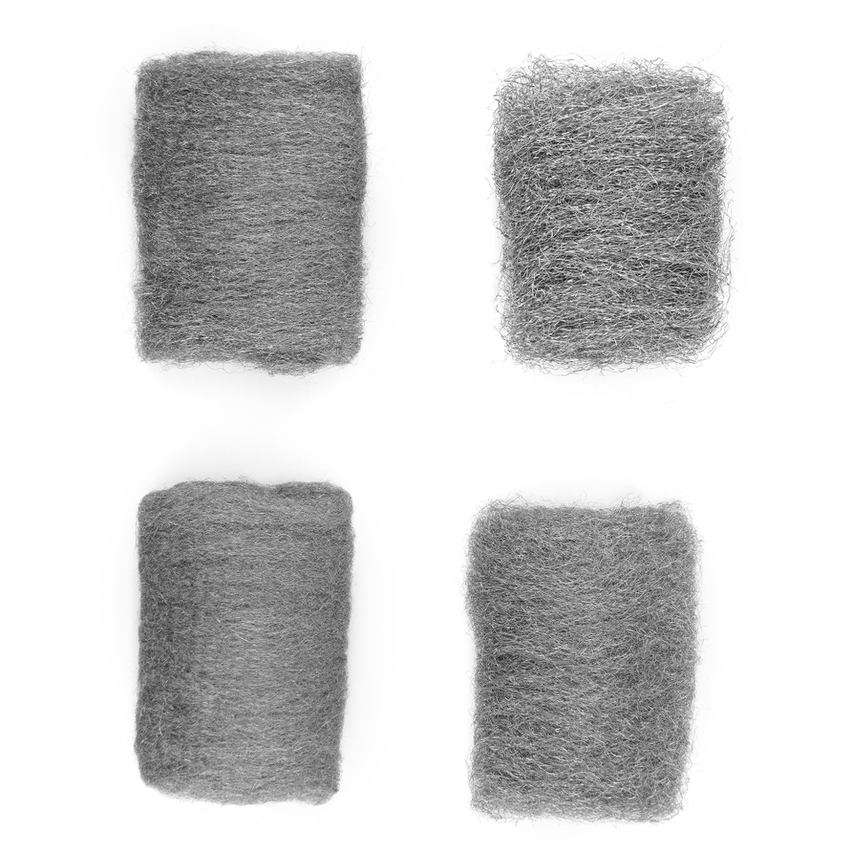 Homebase Essentials Assorted Steel Wools 4 Pack Homebase