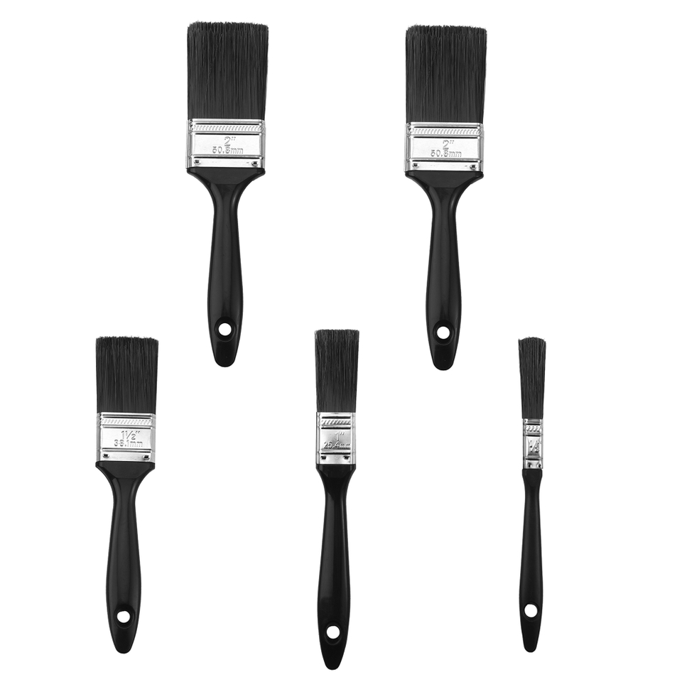 Homebase Essentials General Purpose Paint Brushes 5 Pack Homebase