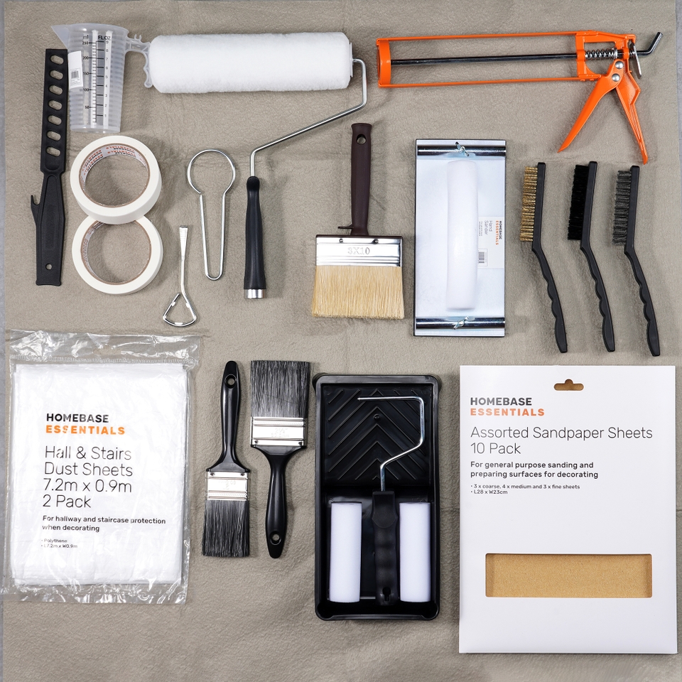 Homebase Essentials General Purpose 4in Paint Brush Homebase