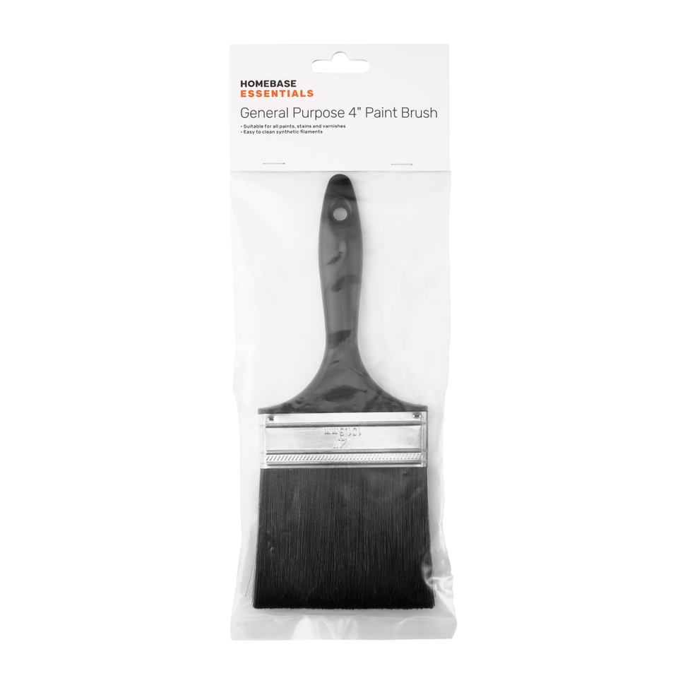 Homebase Essentials General Purpose 4in Paint Brush Homebase
