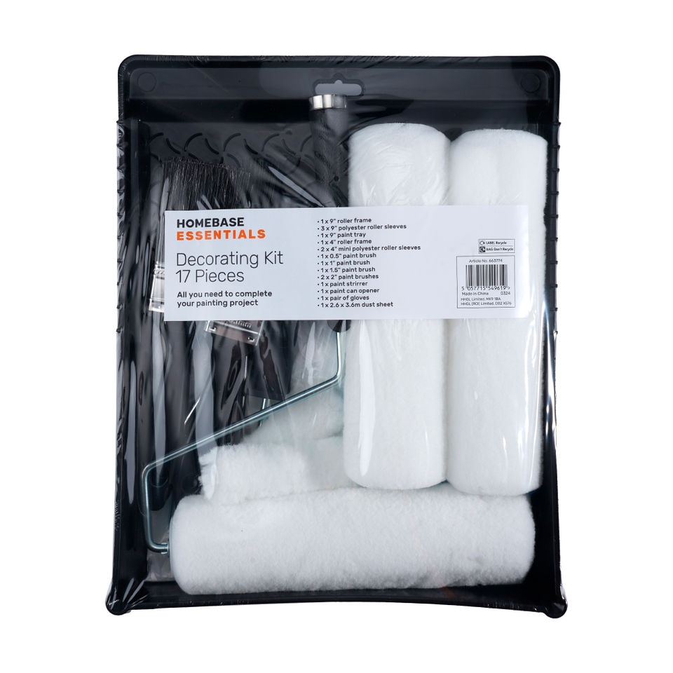 Homebase Essentials 17 Piece Decorating Kit Homebase