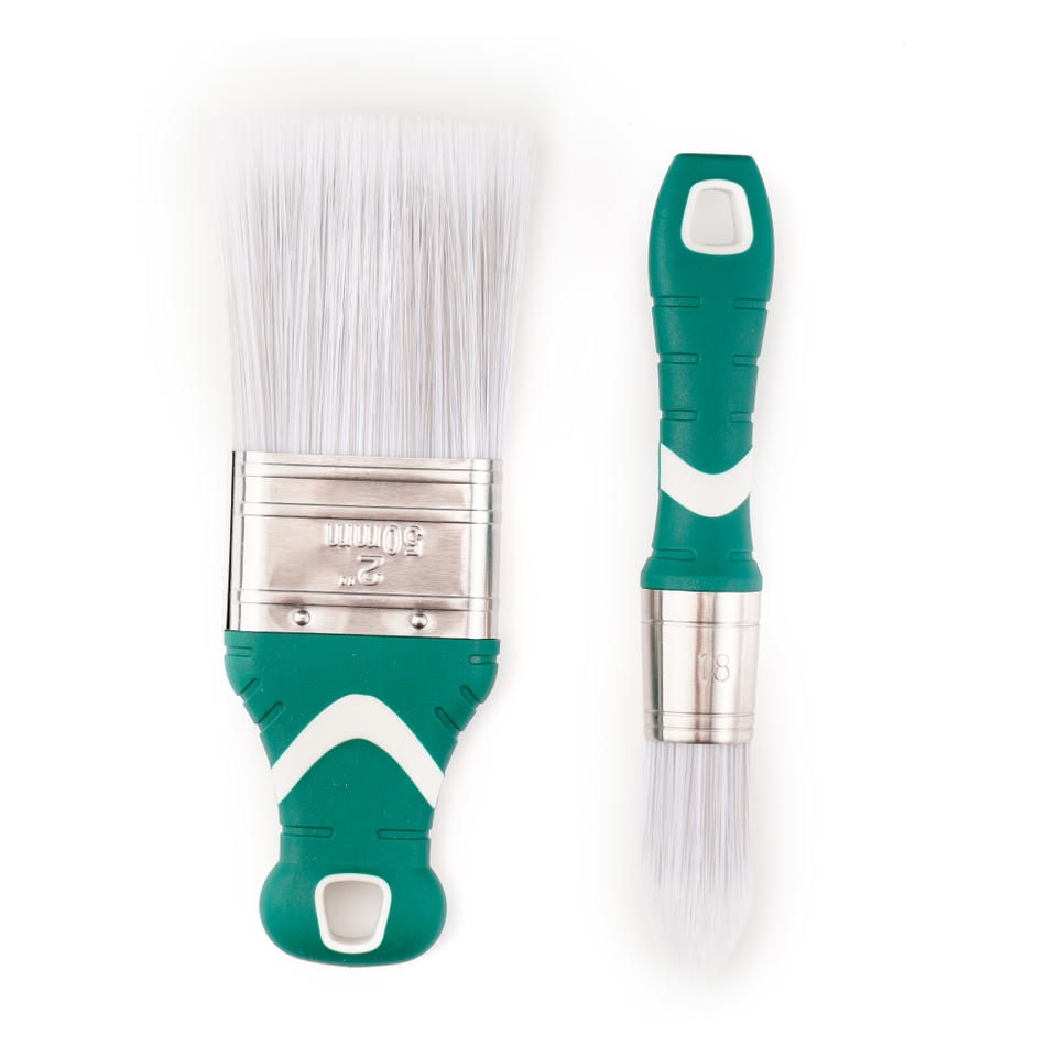 Homebase Soft-Grip Furniture Paint Brushes - 2 Pack