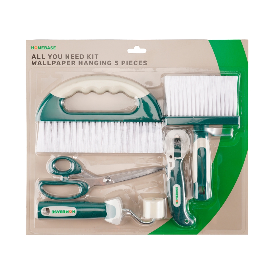 Homebase All You Need Wallpaper Hanging Kit 5 Piece Pack Homebase