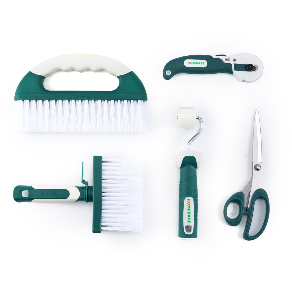 Homebase All You Need Wallpaper Hanging Kit 5 Piece Pack Homebase