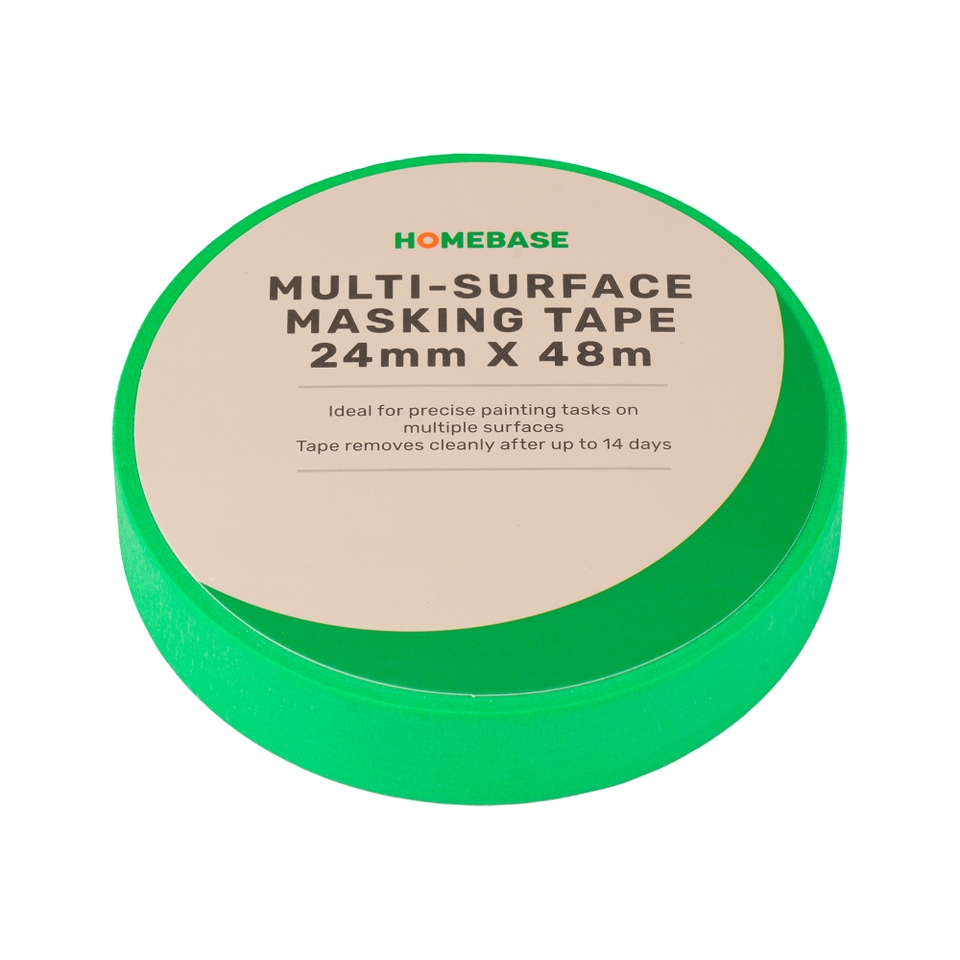 Homebase Masking Tape for Multiple Surfaces - 24mm x 48m