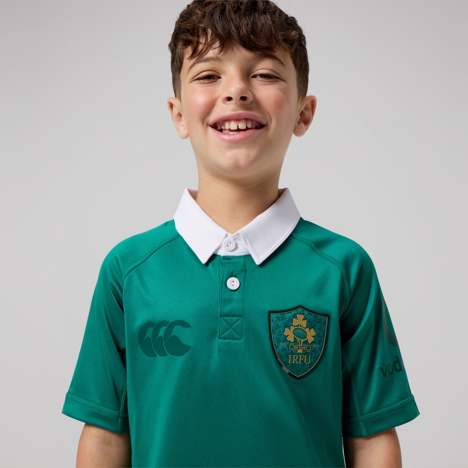 JUNIOR UNISEX IRELAND 150TH HOME PRO JERSEY GREEN