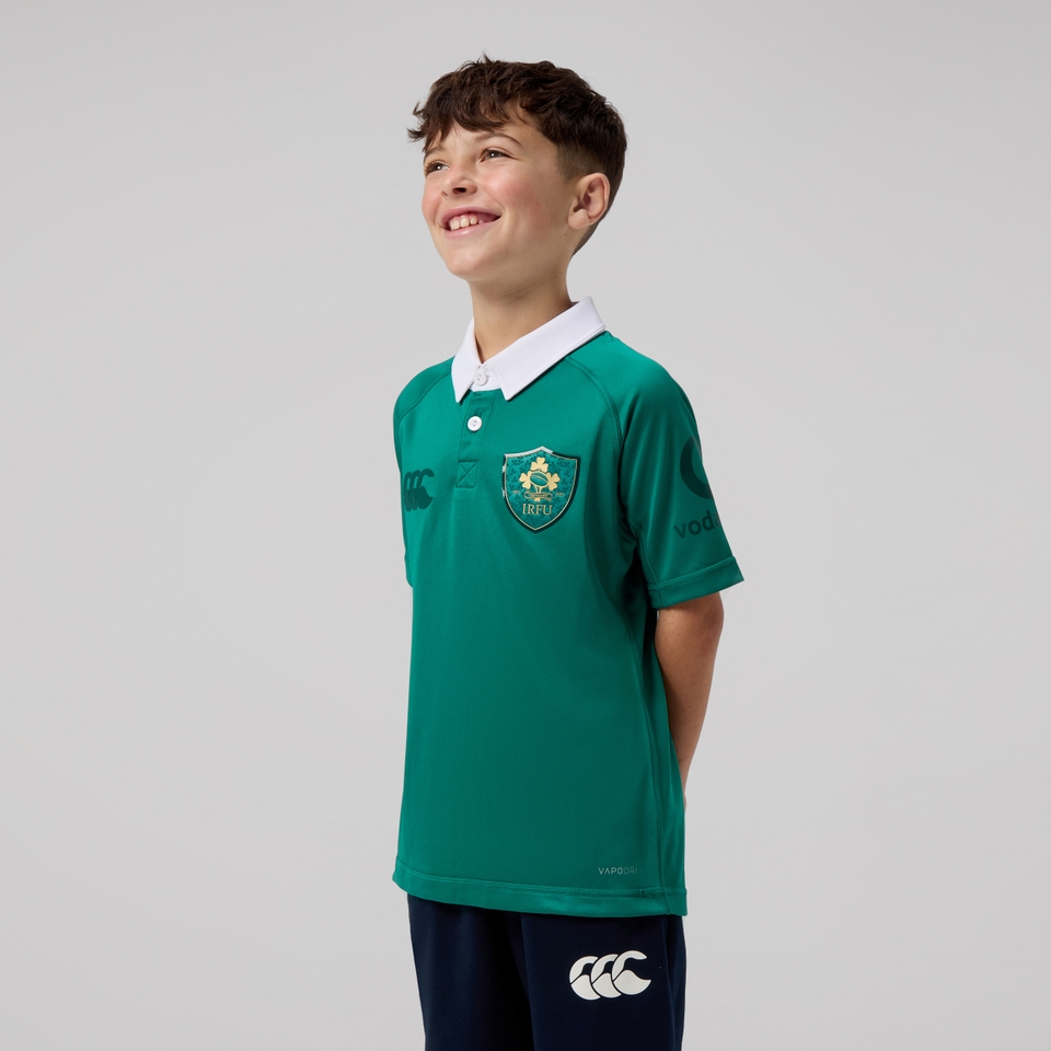 JUNIOR UNISEX IRELAND 150TH HOME PRO JERSEY GREEN