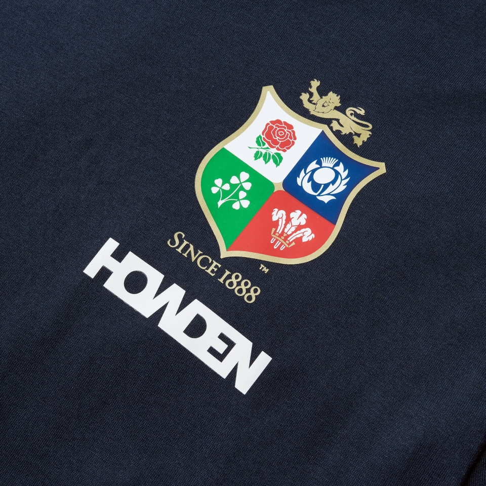 MENS BRITISH & IRISH LIONS CCC COTTON JERSEY T-SHIRT BLUE