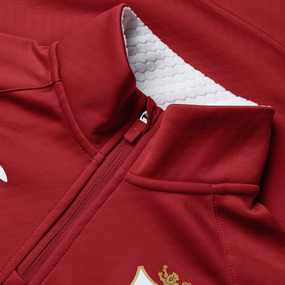 WOMENS BRITISH & IRISH LIONS 1/4 ZIP FLEECE RED