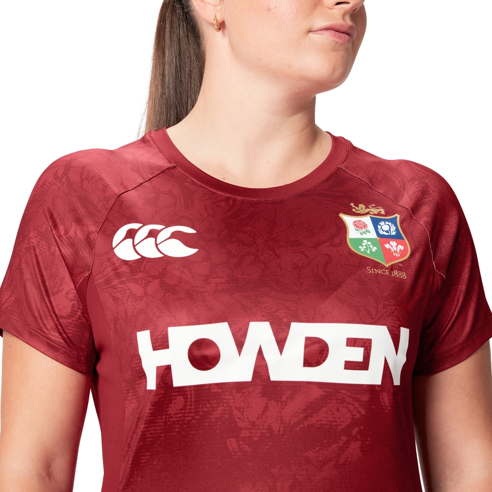WOMENS BRITISH & IRISH LIONS SUPERLIGHT TEE RED