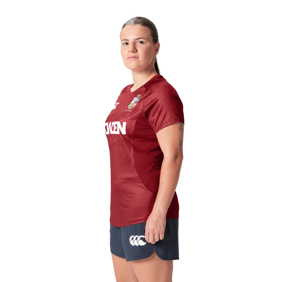 WOMENS BRITISH & IRISH LIONS SUPERLIGHT TEE RED