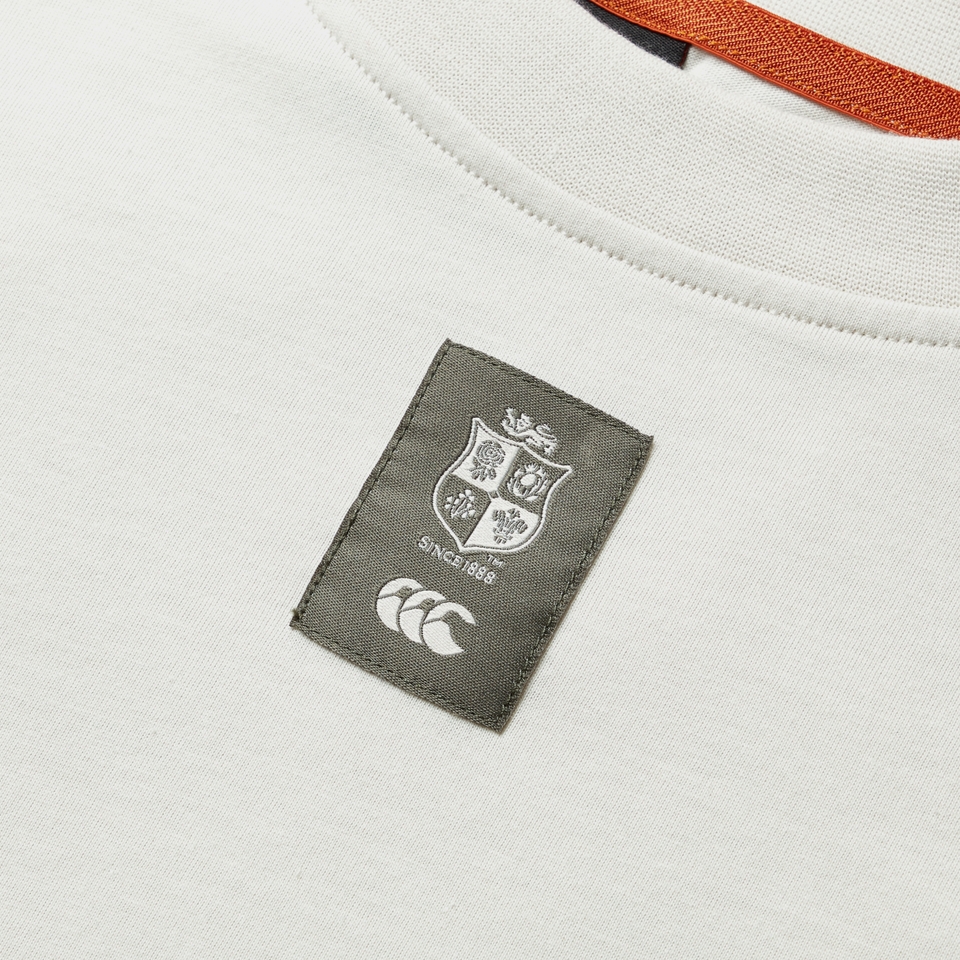ADULT UNISEX BRITISH & IRISH LIONS OUTBACK LONG SLEEVE TEE WHITE