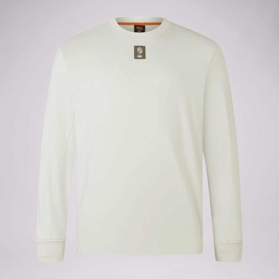 ADULT UNISEX BRITISH & IRISH LIONS OUTBACK LONG SLEEVE TEE WHITE
