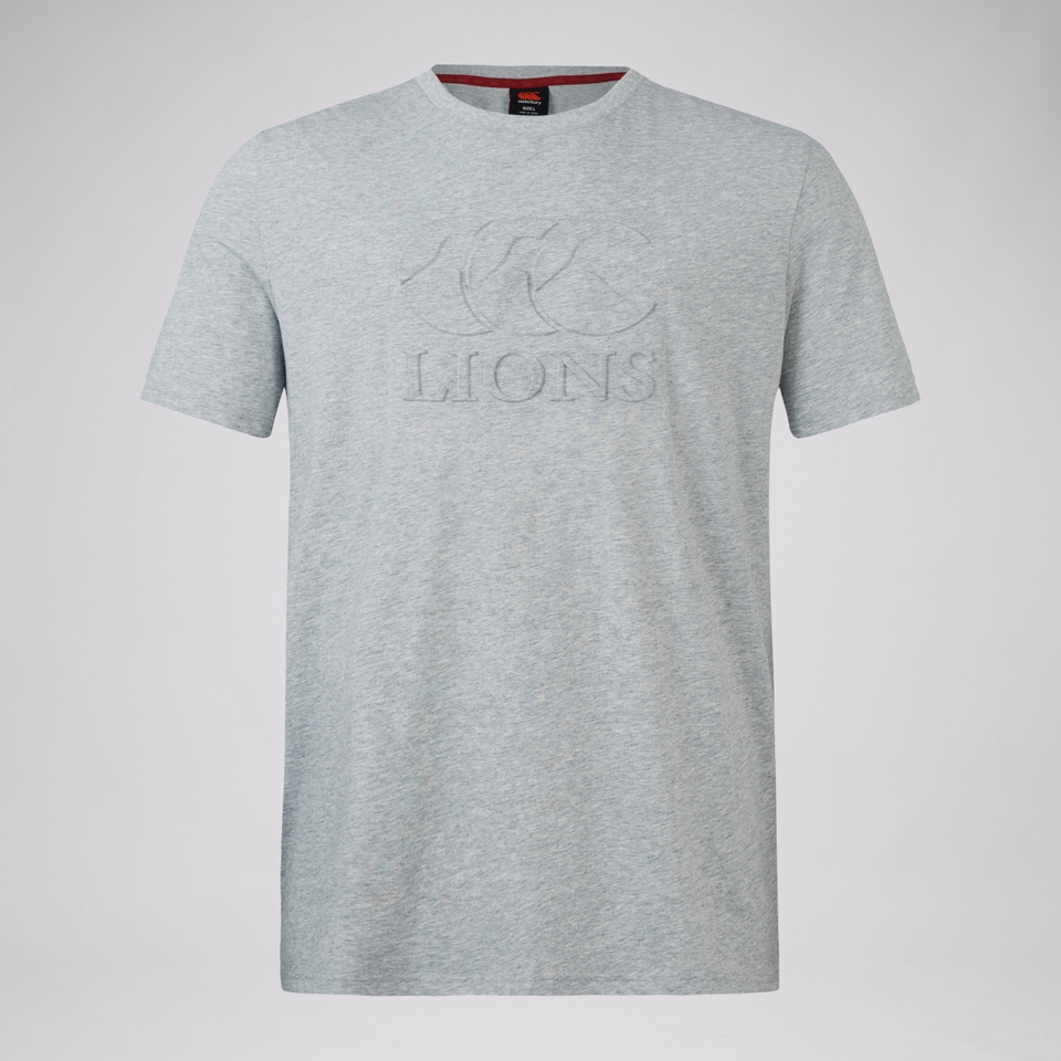 ADULT UNISEX BRITISH & IRISH LIONS MONUMENT TEE GREY MARL