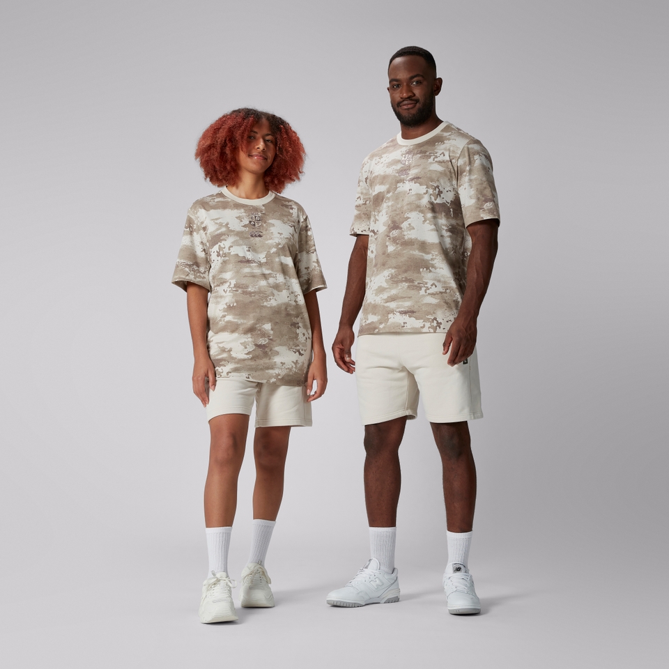 ADULT UNISEX BRITISH & IRISH CAMO TEE BROWN