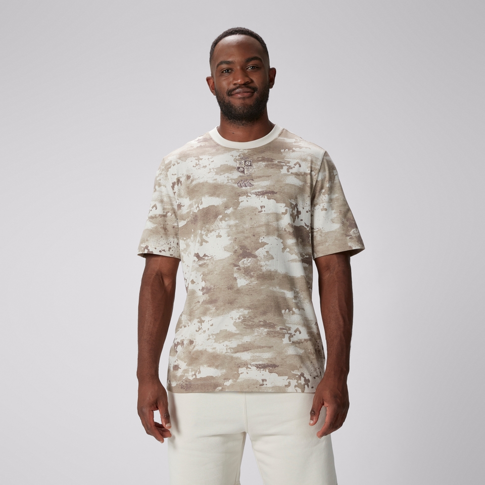 ADULT UNISEX BRITISH & IRISH CAMO TEE BROWN