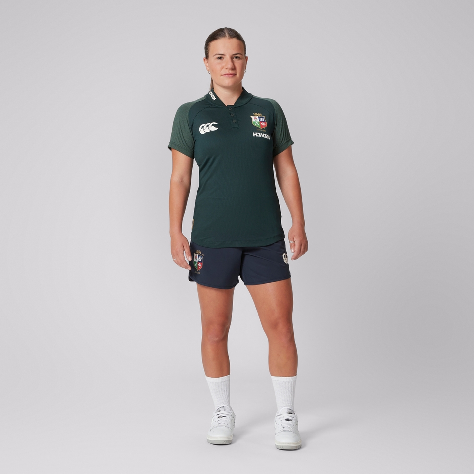 WOMENS BRITISH & IRISH LIONS POLO SHIRT GREEN