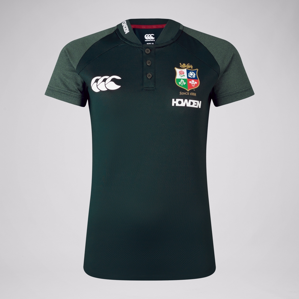 WOMENS BRITISH & IRISH LIONS POLO SHIRT GREEN
