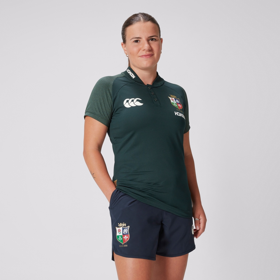 WOMENS BRITISH & IRISH LIONS POLO SHIRT GREEN