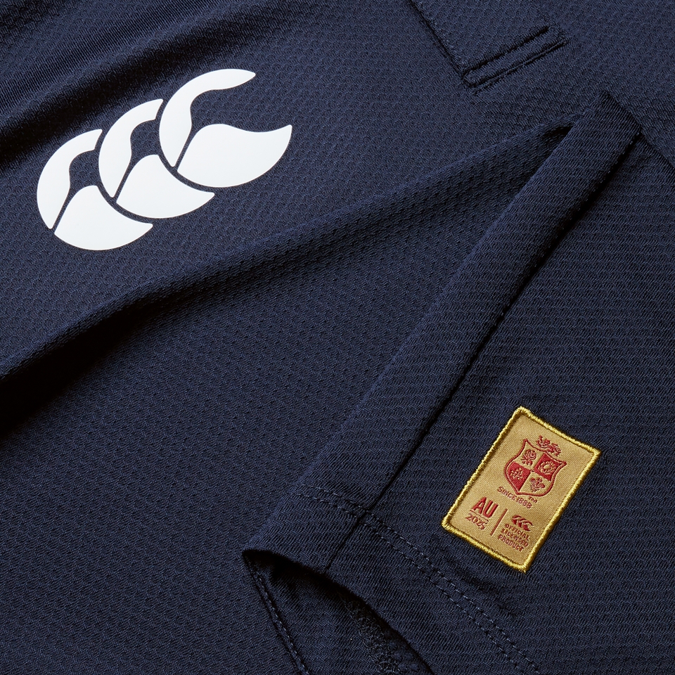 MENS BRITISH & IRISH LIONS POLO SHIRT NAVY