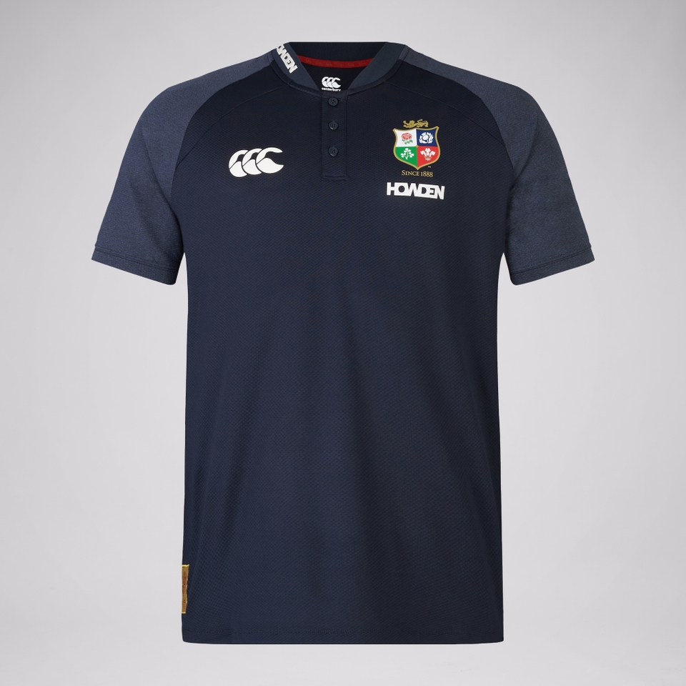 MENS BRITISH & IRISH LIONS CCC POLO BLUE