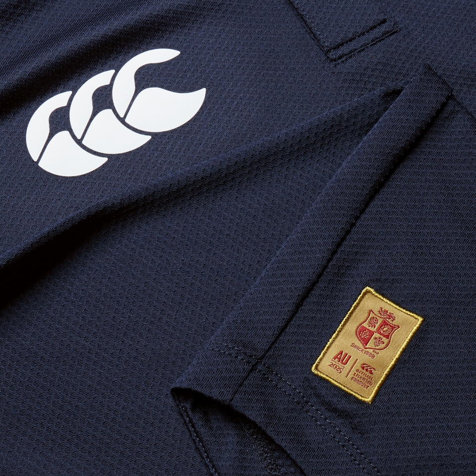 MENS BRITISH & IRISH LIONS CCC POLO BLUE