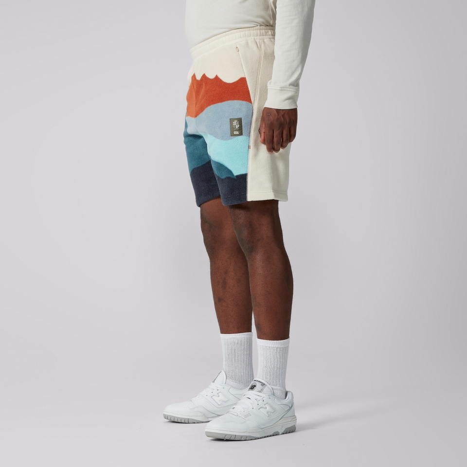 MENS BRITISH & IRISH LIONS OUTBACK FLEECE SHORTS WHITE