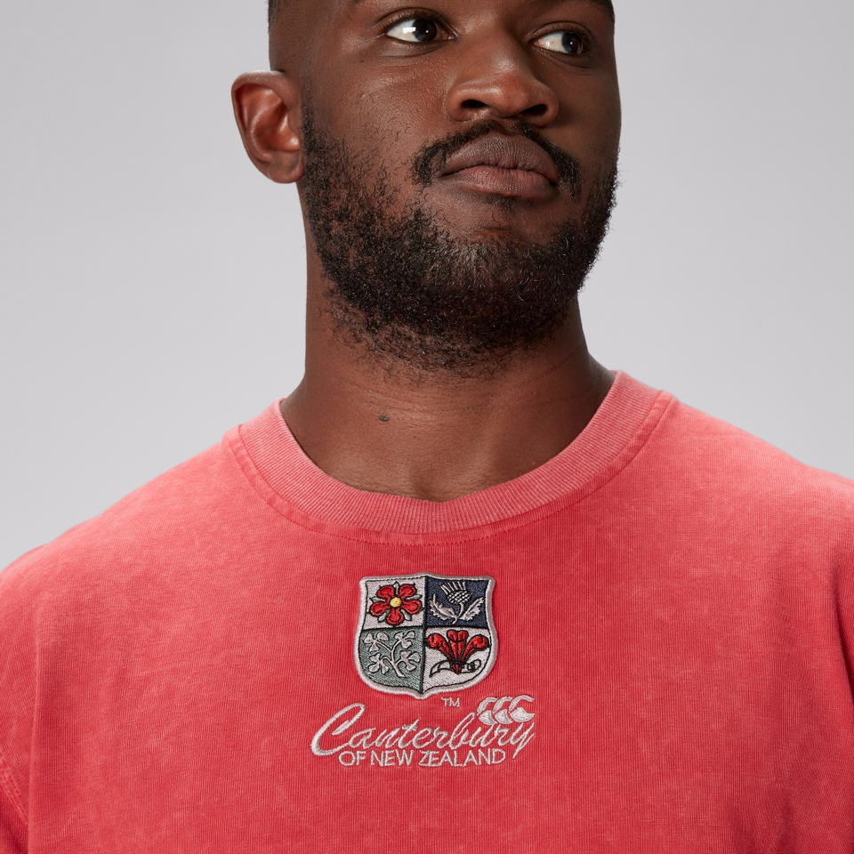 ADULT UNISEX BRITISH & IRISH LIONS CCC HERITAGE TEE RED