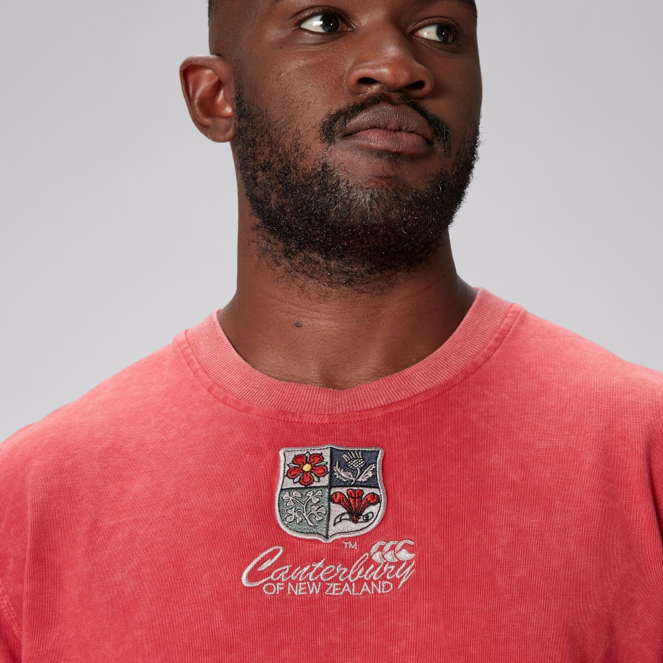 BRITISH & IRISH LIONS CCC HERITAGE T-SHIRT RED