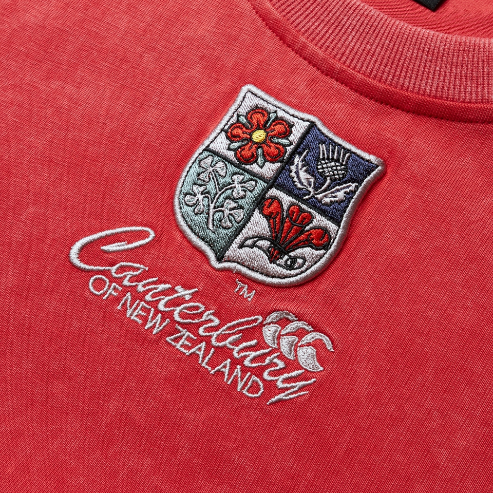 ADULT UNISEX BRITISH & IRISH LIONS CCC HERITAGE TEE RED