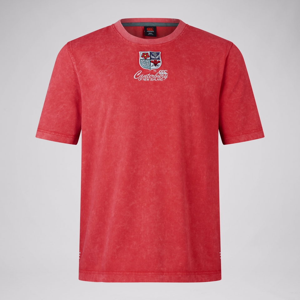 ADULT UNISEX BRITISH & IRISH LIONS CCC HERITAGE TEE RED
