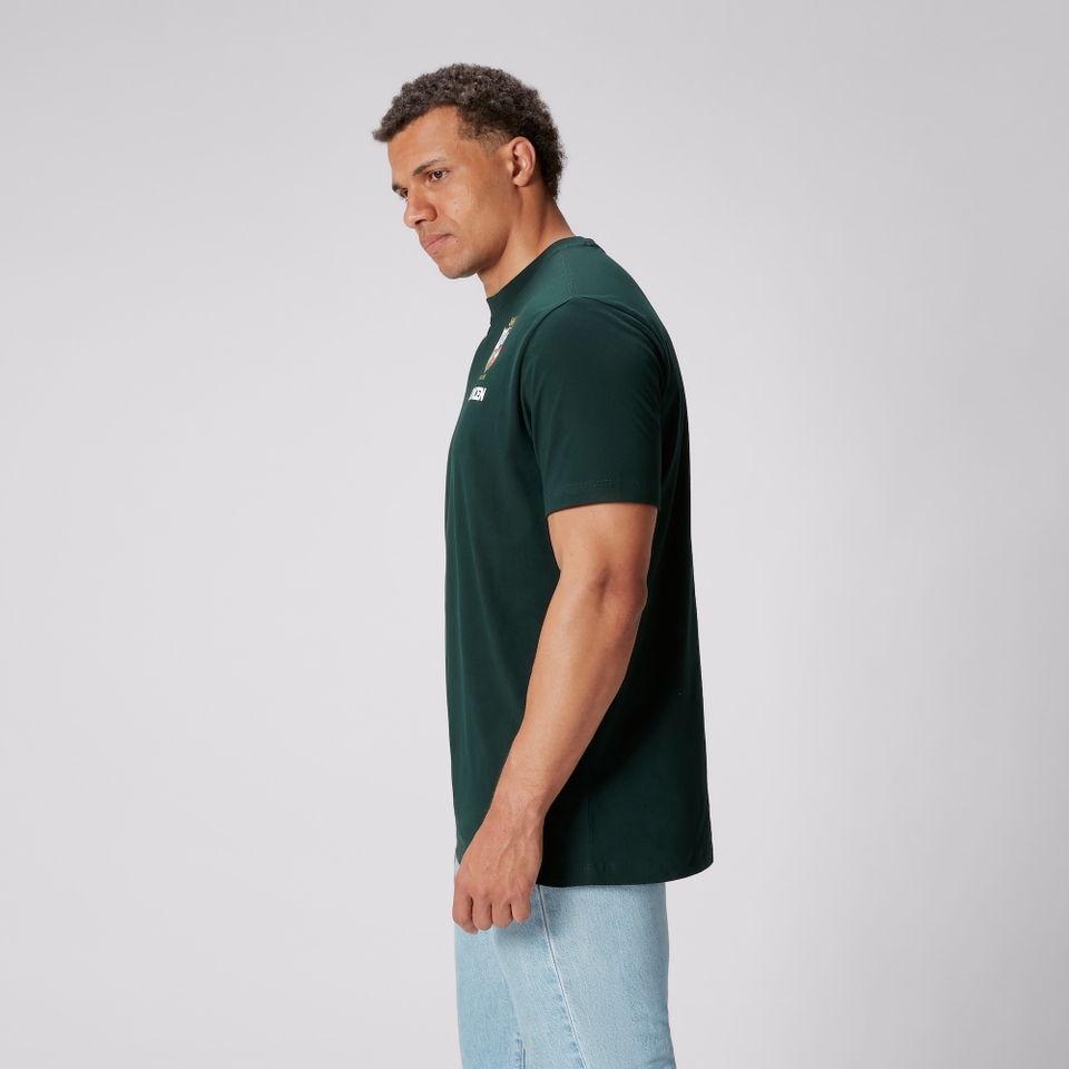 MENS BRITISH & IRISH LIONS CCC COTTON JERSEY T-SHIRT GREEN