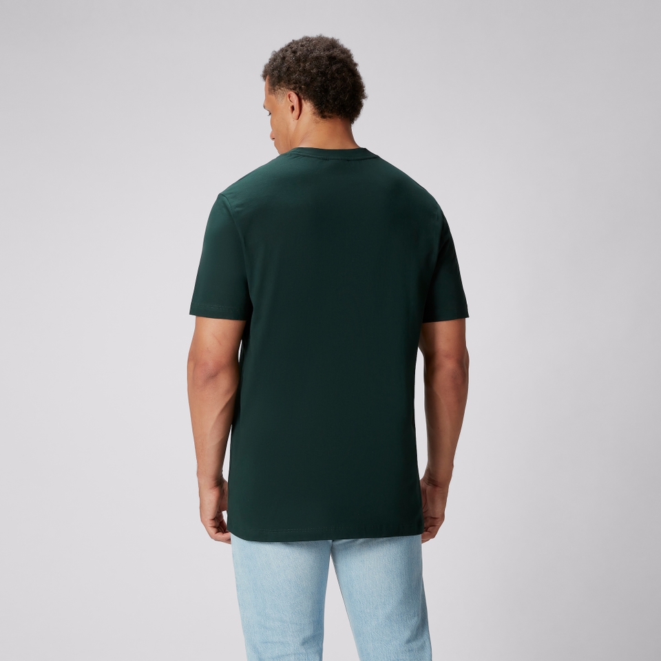 MENS BRITISH & IRISH LIONS CCC COTTON JERSEY T-SHIRT GREEN