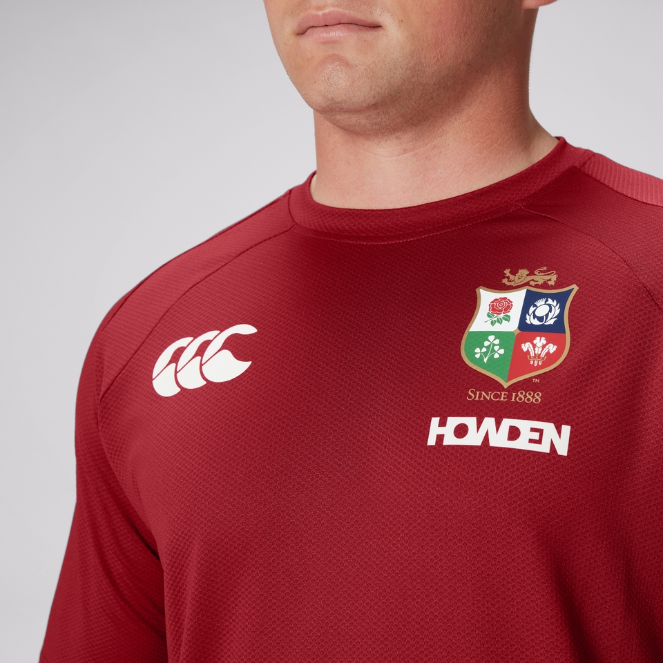MENS BRITISH & IRISH LIONS EVEREST TEE RED