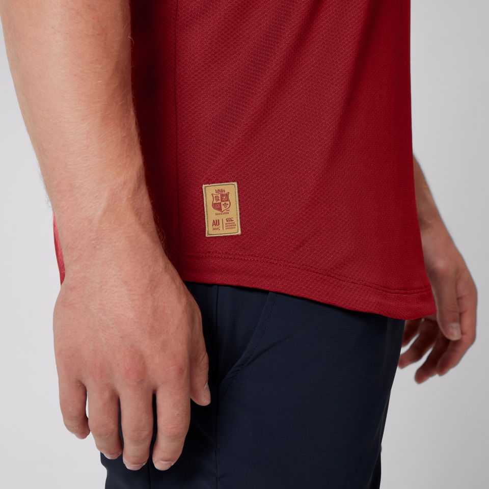 MENS BRITISH & IRISH LIONS EVEREST TEE RED