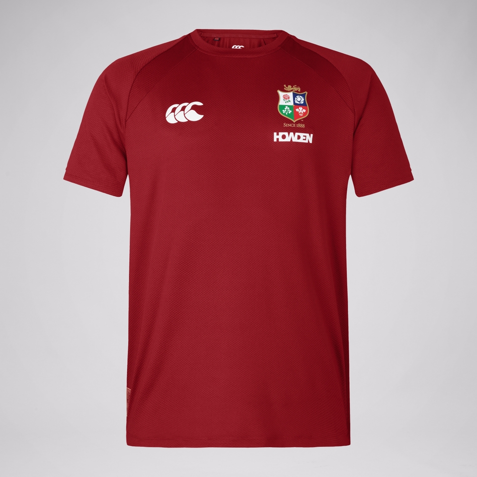 MENS BRITISH & IRISH LIONS EVEREST TEE RED