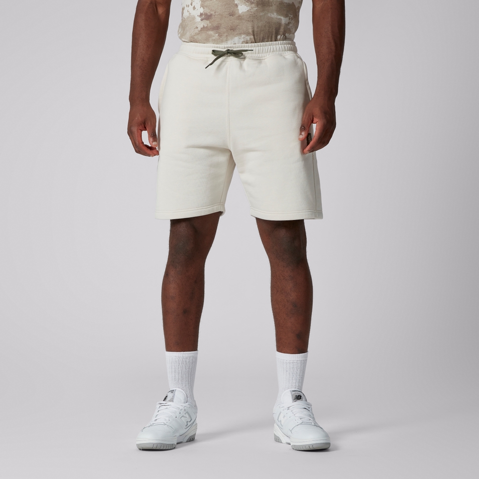 MENS BRITISH & IRISH LIONS OUTBACK FLEECE SHORTS WHITE