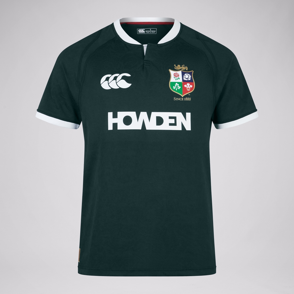 ADULT UNISEX BRITISH & IRISH LIONS REPLICA TRAINING JERSEY GREEN