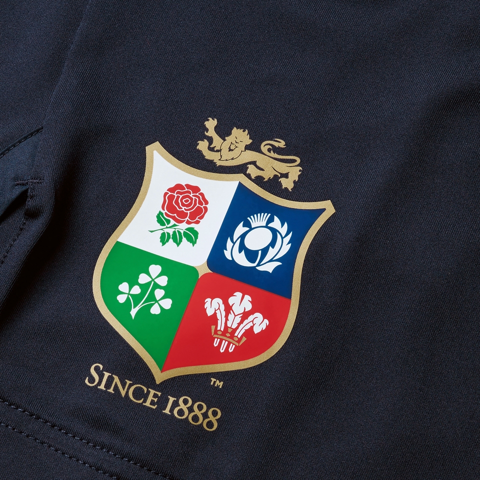 MENS BRITISH & IRISH LIONS GYM TRAINING SHORTS NAVY