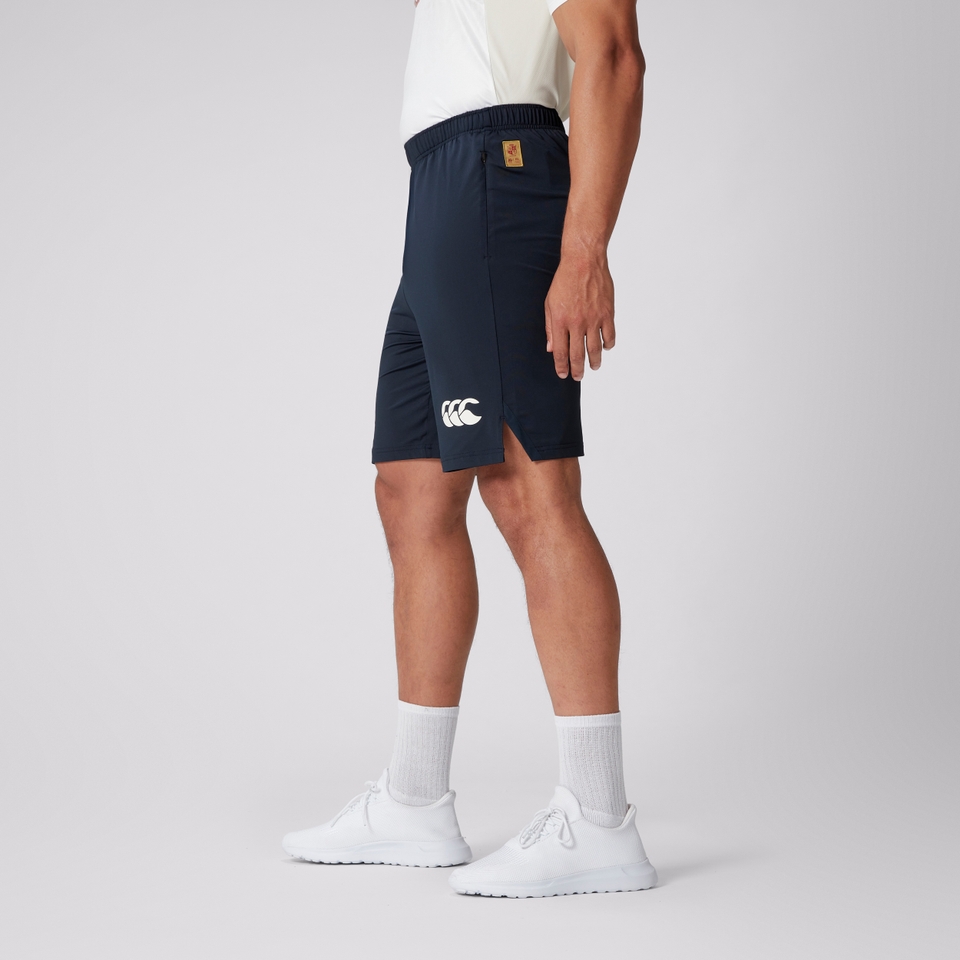 MENS BRITISH & IRISH LIONS GYM TRAINING SHORTS NAVY