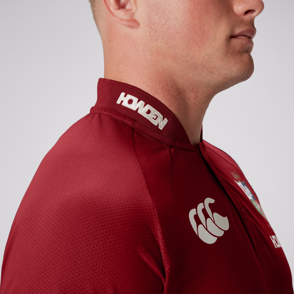 MENS BRITISH & IRISH LIONS POLO SHIRT RED