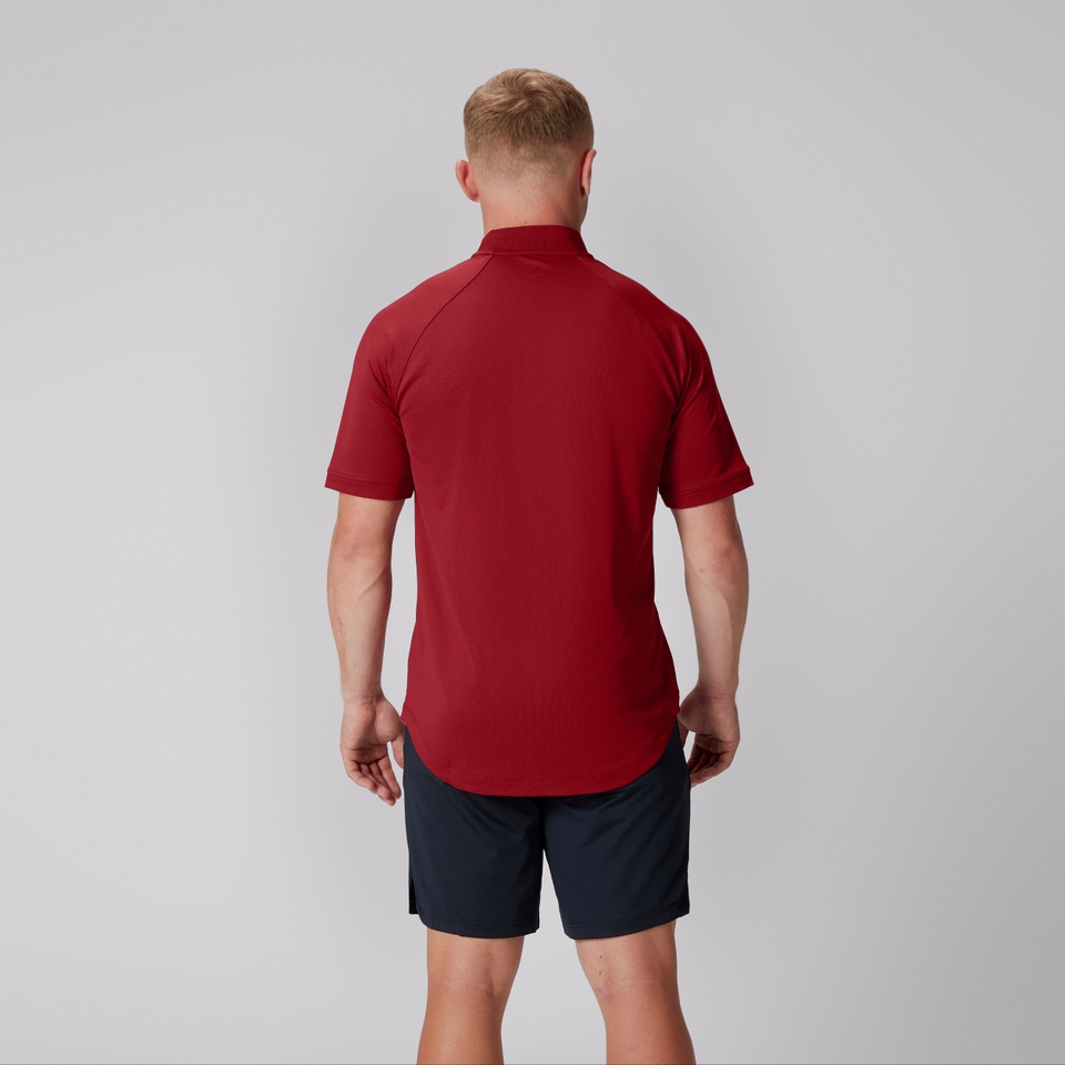 MENS BRITISH & IRISH LIONS POLO SHIRT RED