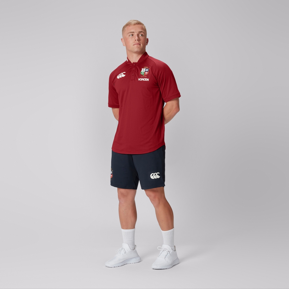 MENS BRITISH & IRISH LIONS CCC POLO RED
