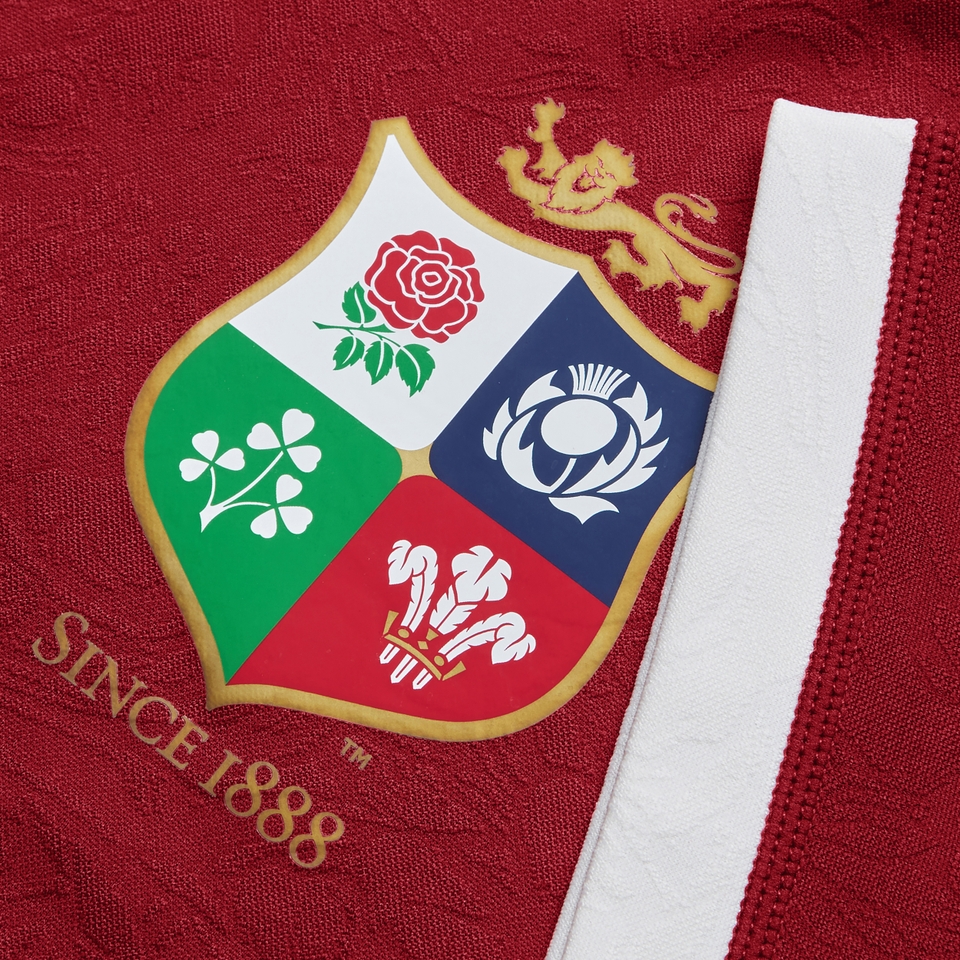 ADULT UNISEX BRITISH & IRISH LIONS REPLICA JERSEY RED