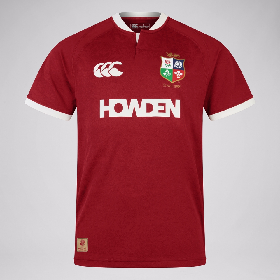 ADULT UNISEX BRITISH & IRISH LIONS REPLICA JERSEY RED