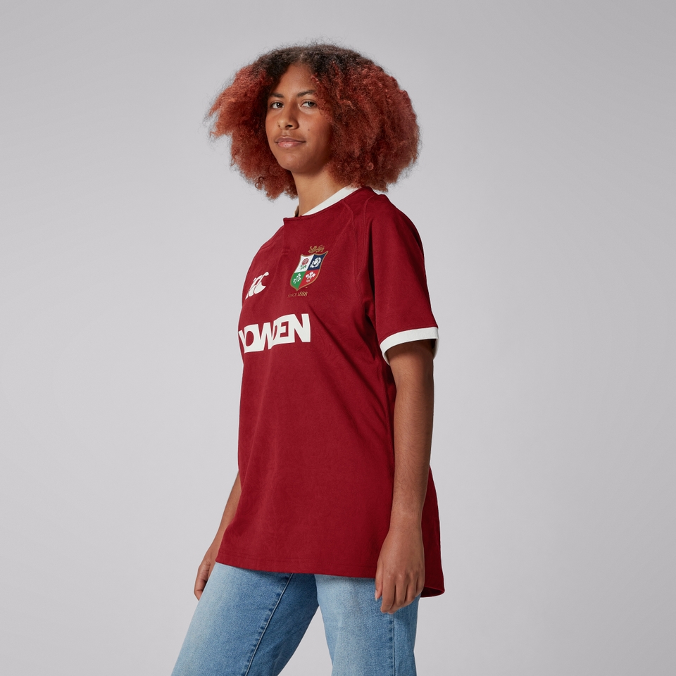 ADULT UNISEX BRITISH & IRISH LIONS REPLICA JERSEY RED