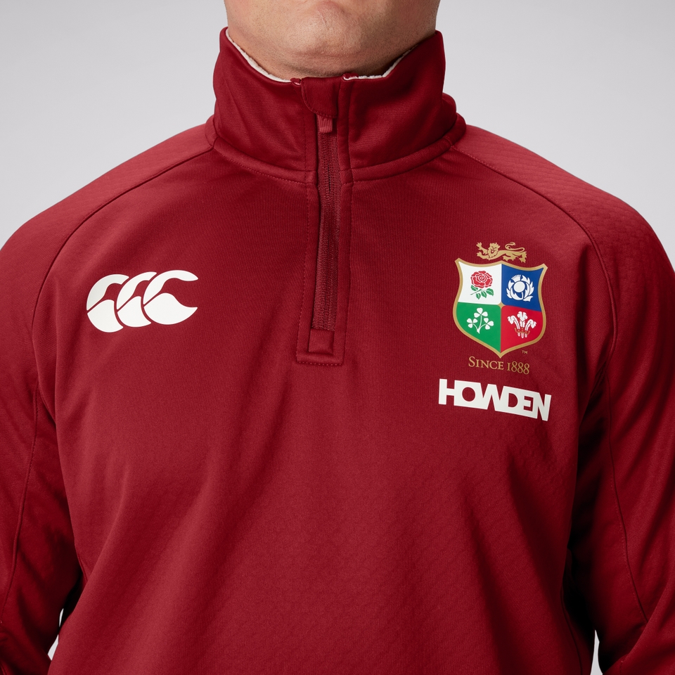 CANTERBURY BIL 1/4 ZIP FLEECE AM RED