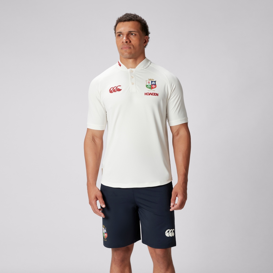 MENS BRITISH & IRISH LIONS CCC POLO WHITE