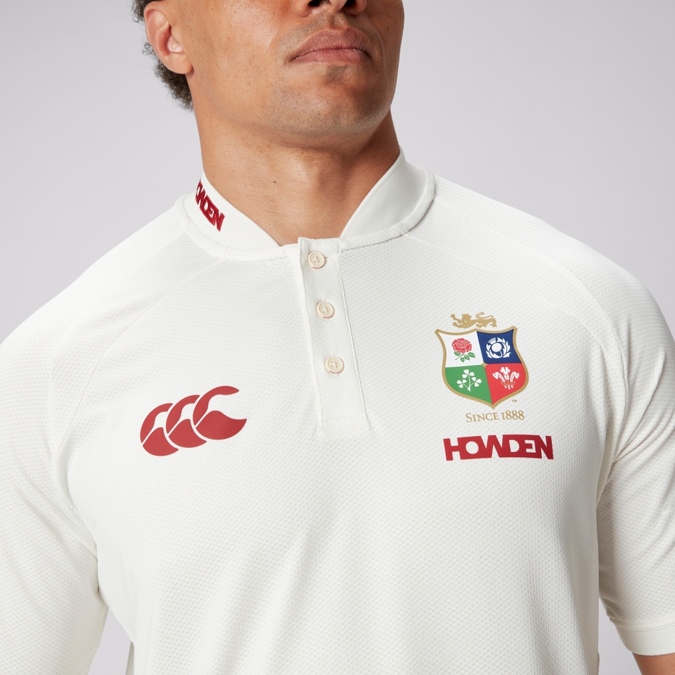 MENS BRITISH & IRISH LIONS POLO SHIRT CREAM