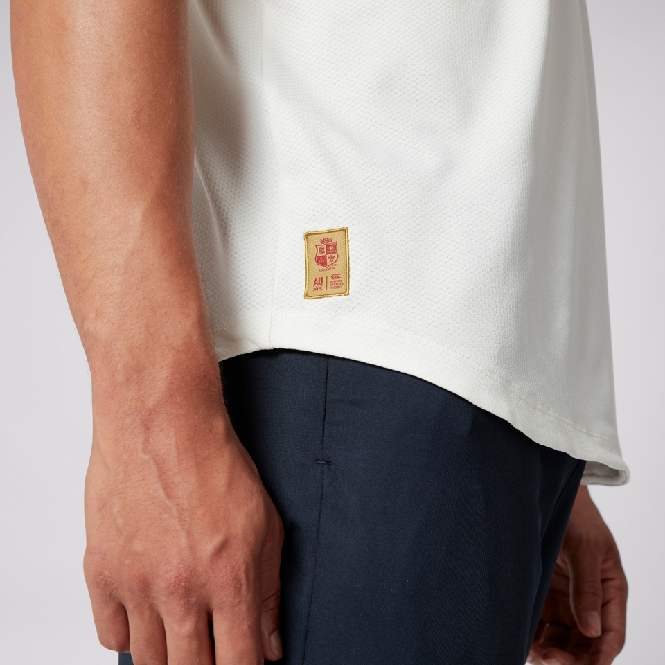 MENS BRITISH & IRISH LIONS POLO SHIRT CREAM